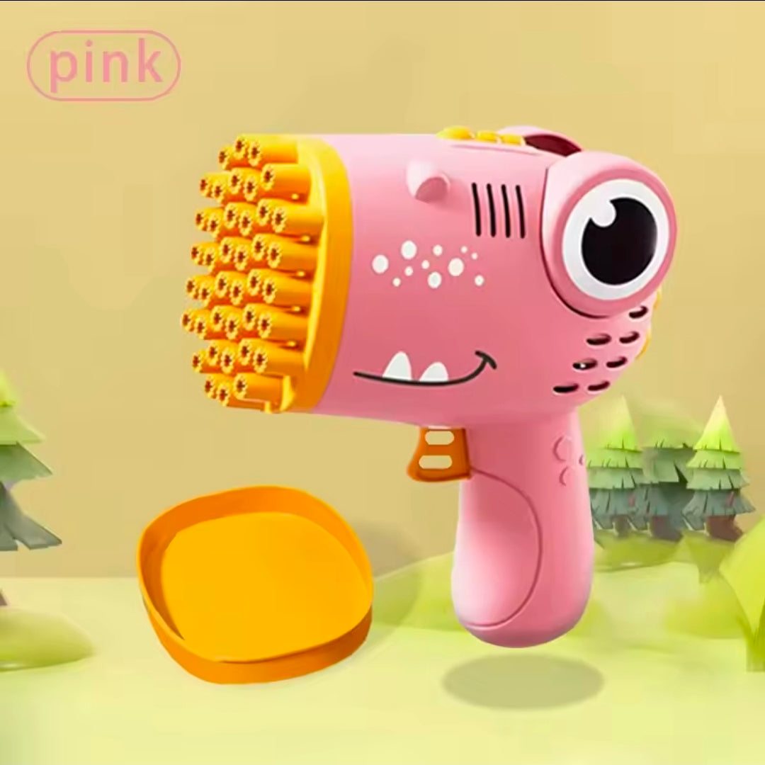 Forty whole dinosaur bubble gun