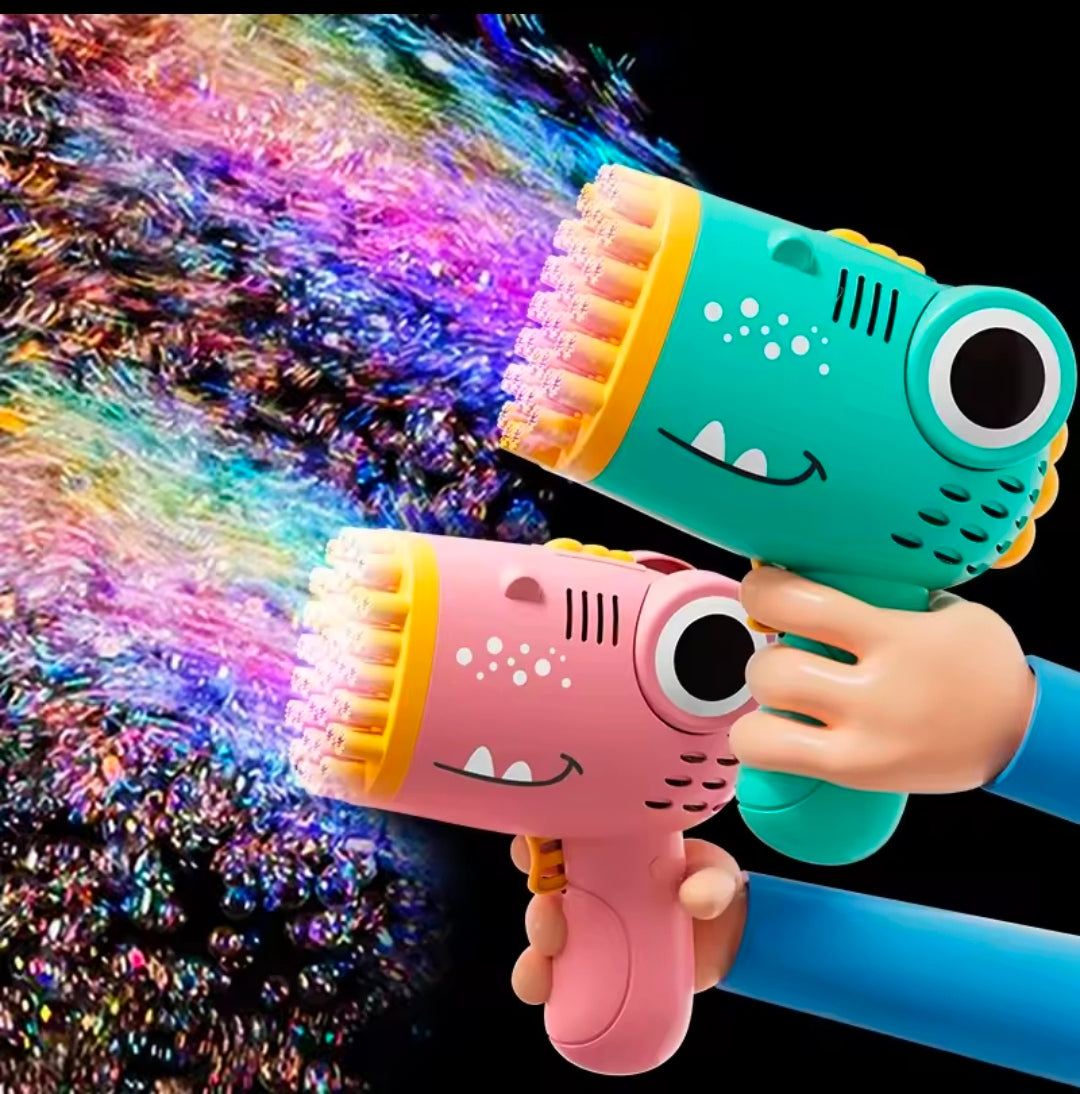 Forty whole dinosaur bubble gun