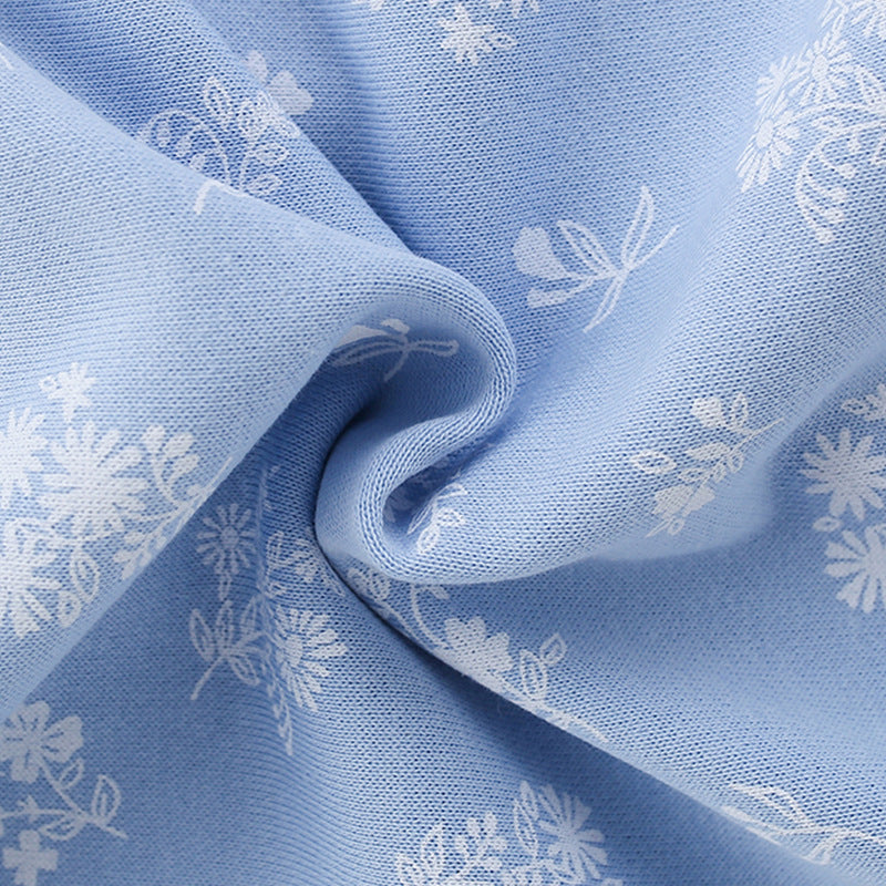 Arrival European and American Style Girls’ Hooded Zip-up Floral Pattern Coat with Long Sleeves-2