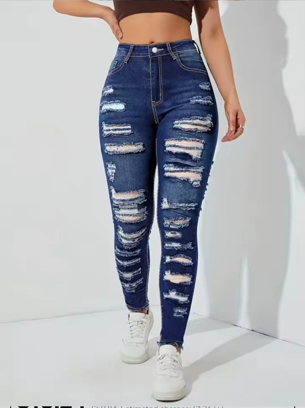 Cut jeans