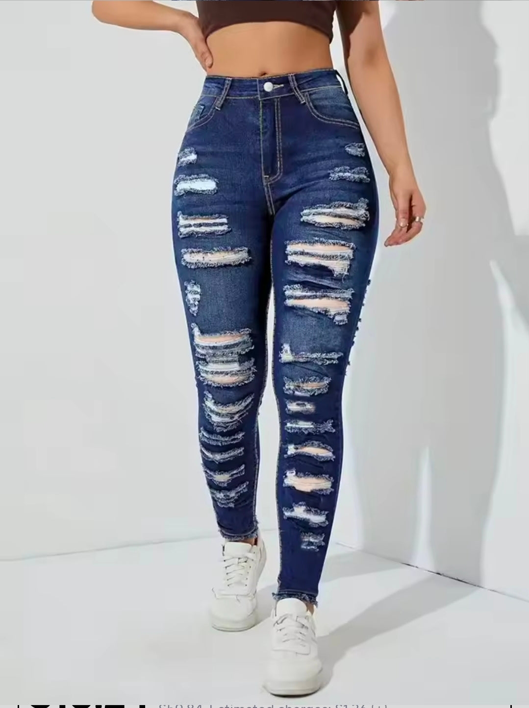 Cut jeans